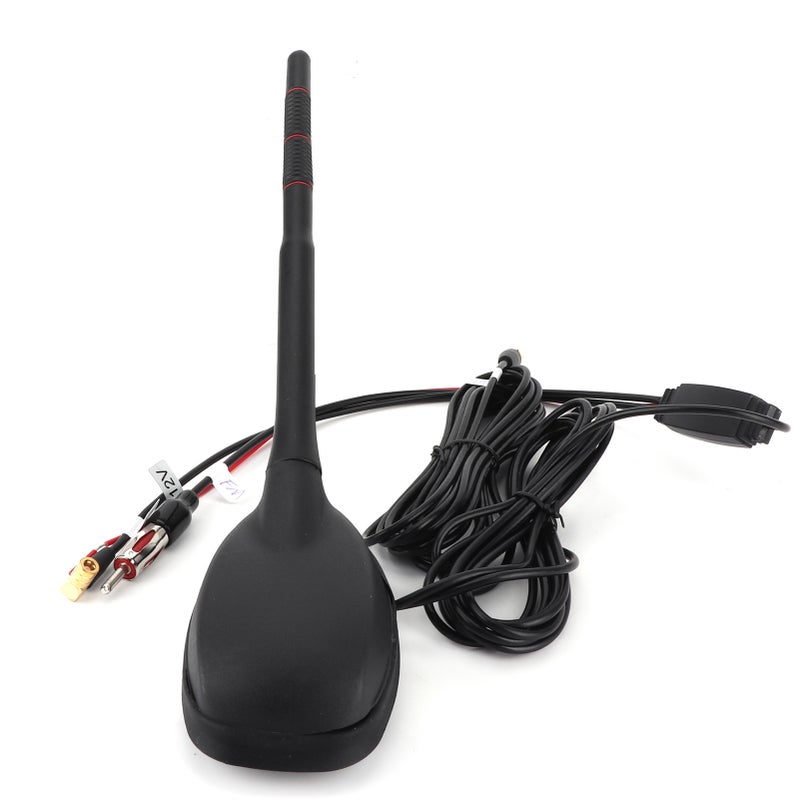مشغل سيارة DAB + GPS + هوائي FM مع مضخم نشط مثبت على القمة فوق السقف ومقاوم للماء والغبار وجميع التطبيقات - Image 2