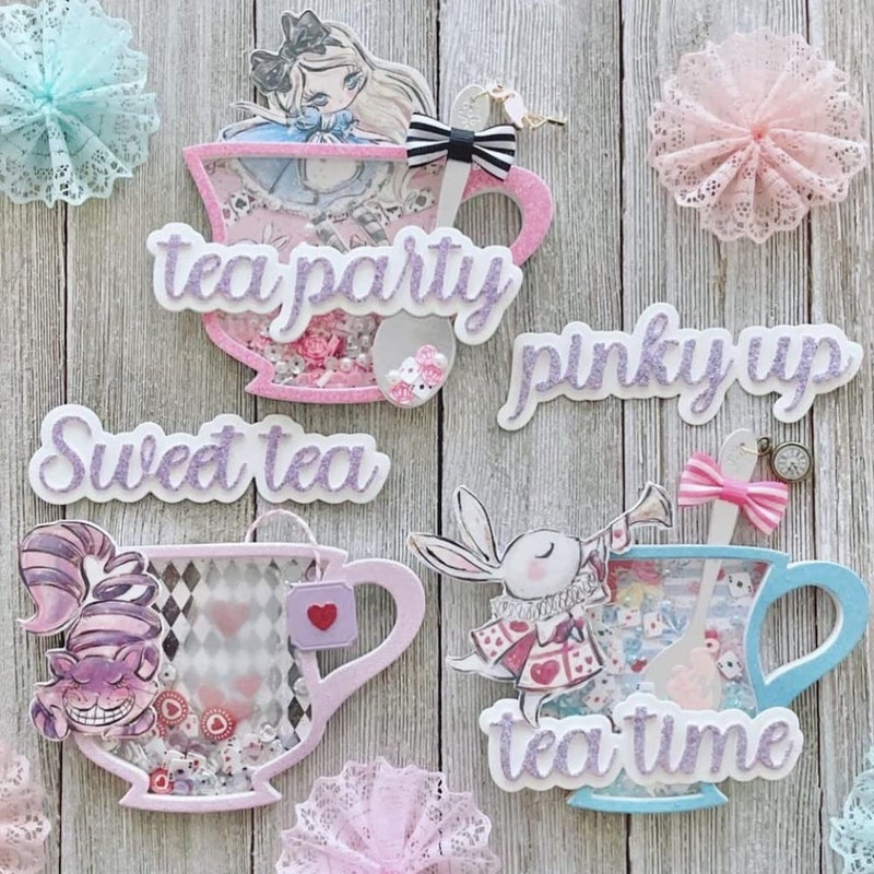 K.S. CRAFT KSCRAFT Tea Cup Shaker Metal Cutting Dies Stencils for DIY Scrapbooking Decorative Embossing DIY Paper Cards - Image 5