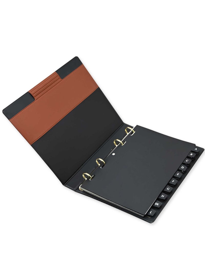 FIS 2 Pieces Telephone Book with Index (A to Z), Colour : Formula Brown - UATL083BR - Image 3