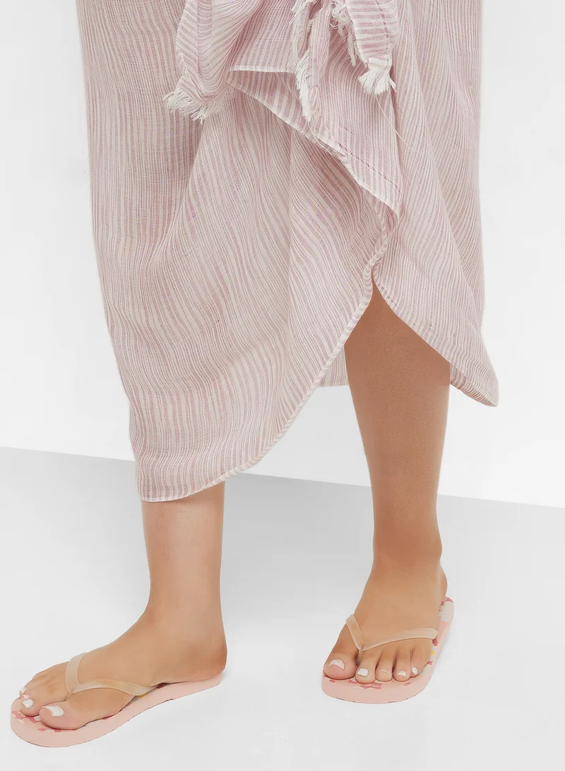 Ginger Floral Print Flipflop
