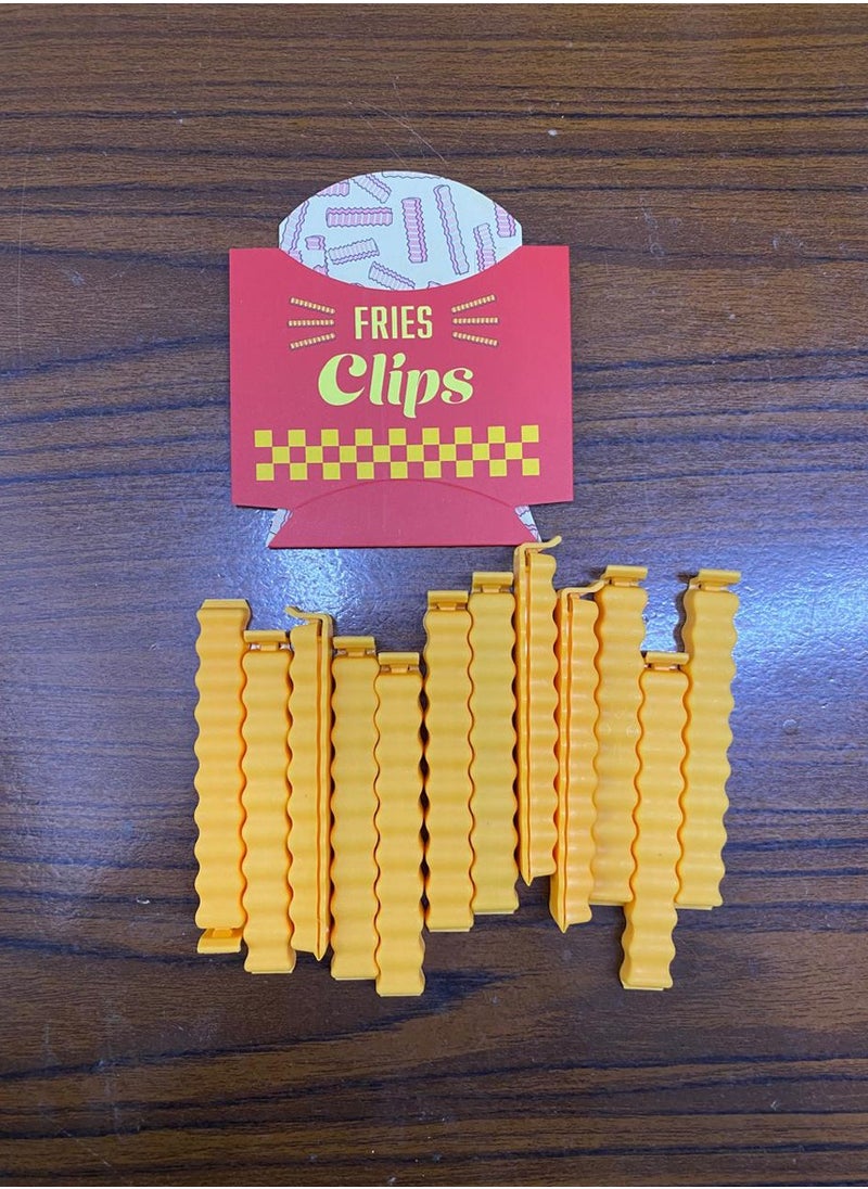 Generic - Colorful Food Bag Seal Clip Shaped Potato - 12 Pcs - Image 1