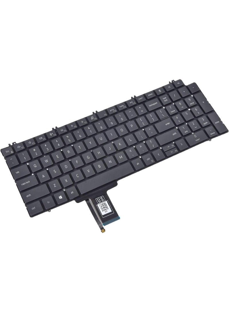 Terabyte Replacement Keyboard for Dell Precision 7750 7550 7760 7560 Series Laptop with Backlit US Layout P/N: 0713DM 713DM PK132V72B00 - Image 4