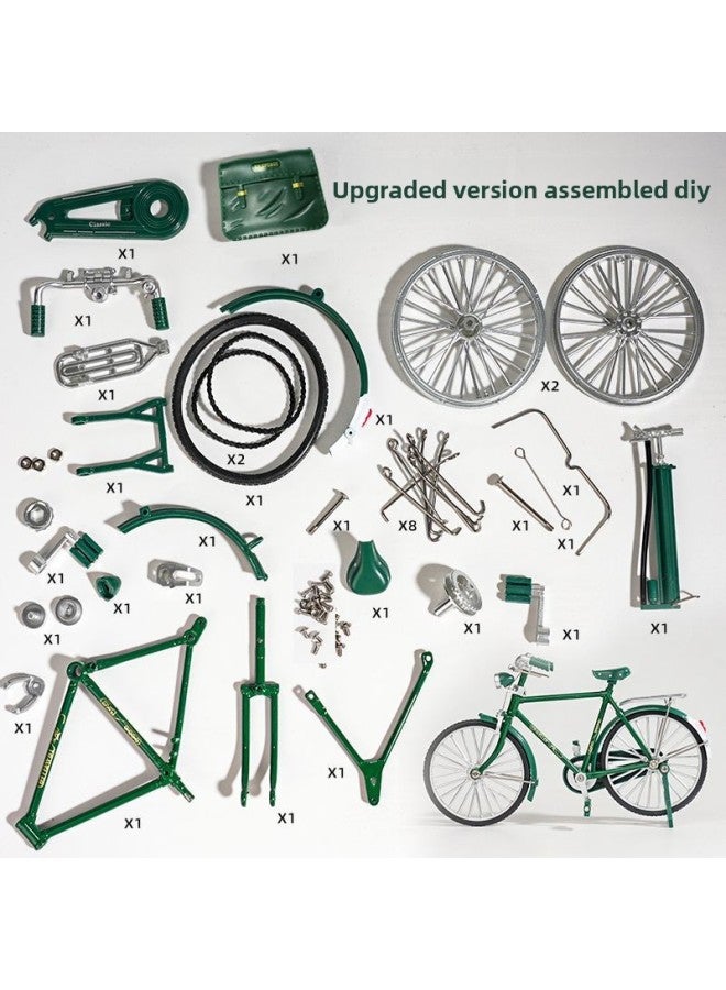 Alloy Bicycle Model Ornaments Cross-country Road Bike Boy Toy Simulation Gift Mountain 28 Big Bar Bike 