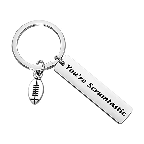 bobauna Rugby Gift You're Scrumtastic Keychain Sports Jewelry Rugby Team Gift For Rugby Coach/Player/Rugby Ball Club Member (you're scrumtastic keychain) - Image 1