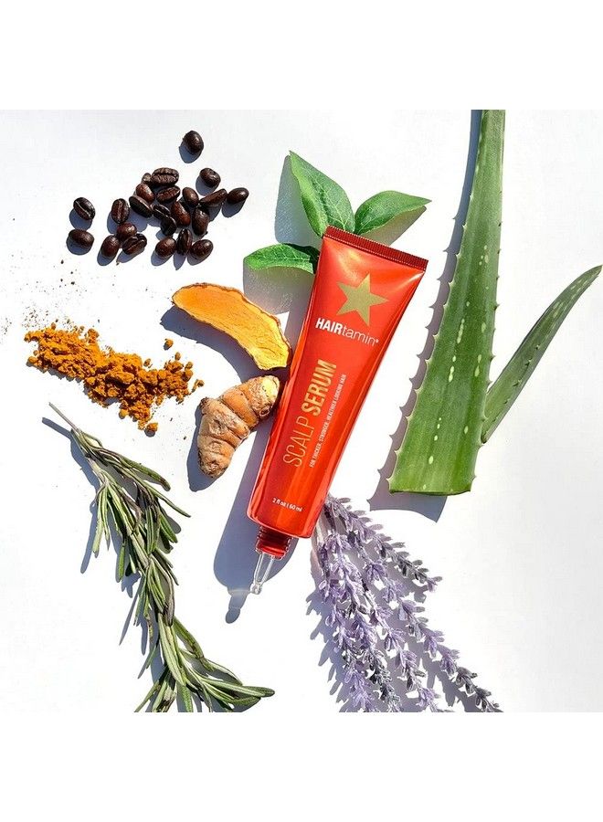HAIRTAMIN Scalp Serum Natural Hair Growth Thickening Treatment Moisturizes And Soothes Dry Itchy Scalp - Image 4