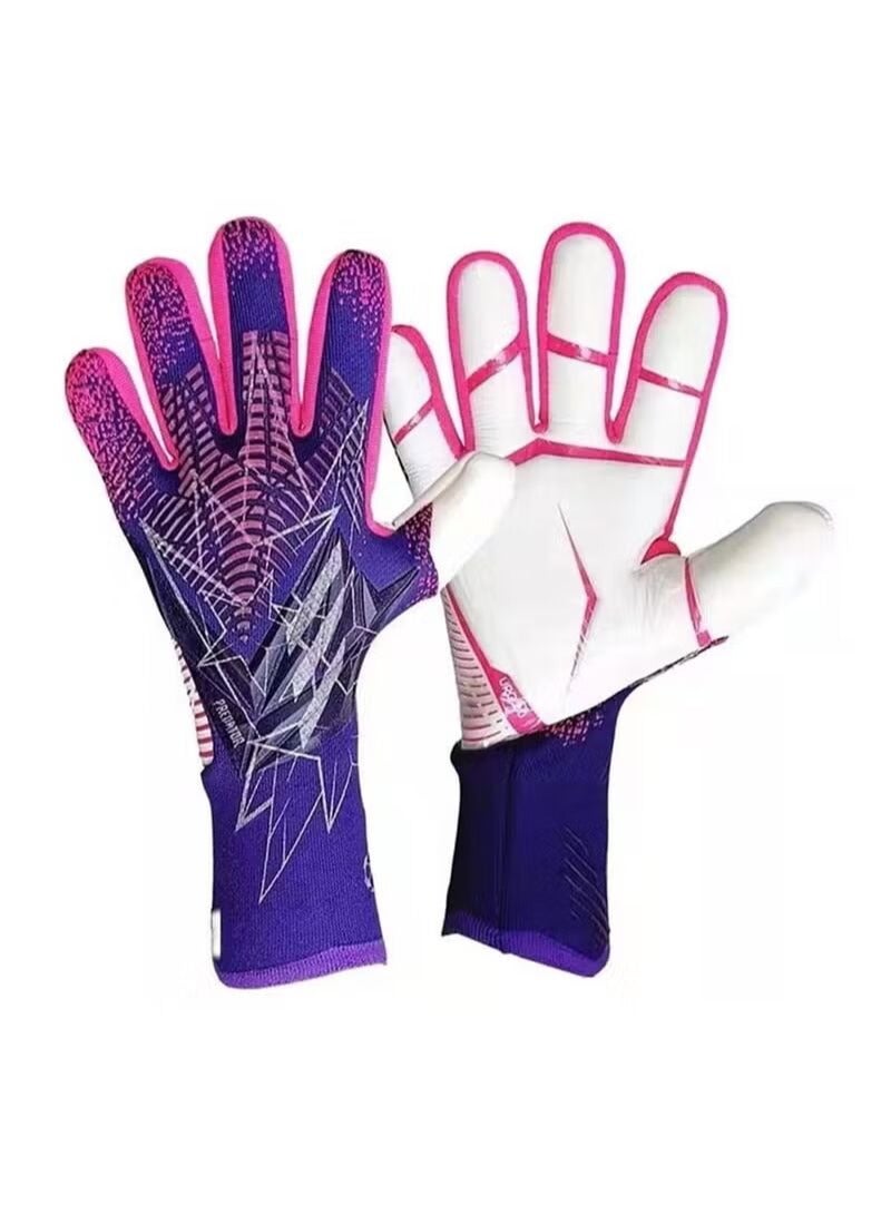 general Soccer Goalkeeper Gloves, Youth Adult Soccer Goalkeeper Gloves, High Performance Goalkeeper Gloves, Breathable Soccer Gloves, 4+3mm Super Grip, For Toughest Saves, Training And Matches - Image 1