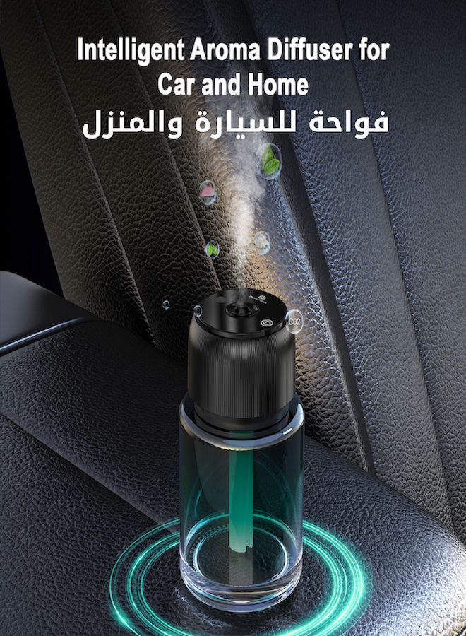 Phone Planet A distinctive car perfume diffuser with a capacity of 160 ml that works with charging technology with several modes and red star lighting to create a comfortable atmosphere - Image 1