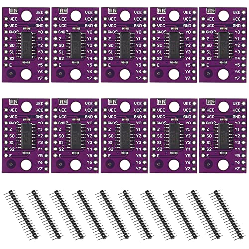 Coliao 10pcs 74HC4051 8-Channel-Mux Analog Multiplexer Selector Module Distributor Resolver CJMCU-4051 Module for Raspberry Pi - Image 1