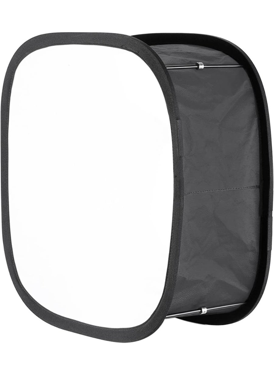 AIWANTO Softbox Light Diffuser for LED Video Light Panels 660/480 – Foldable Photo Studio Diffuser, Outer 41×17cm Inner 25×22cm (Softbox Only, No Light Included)