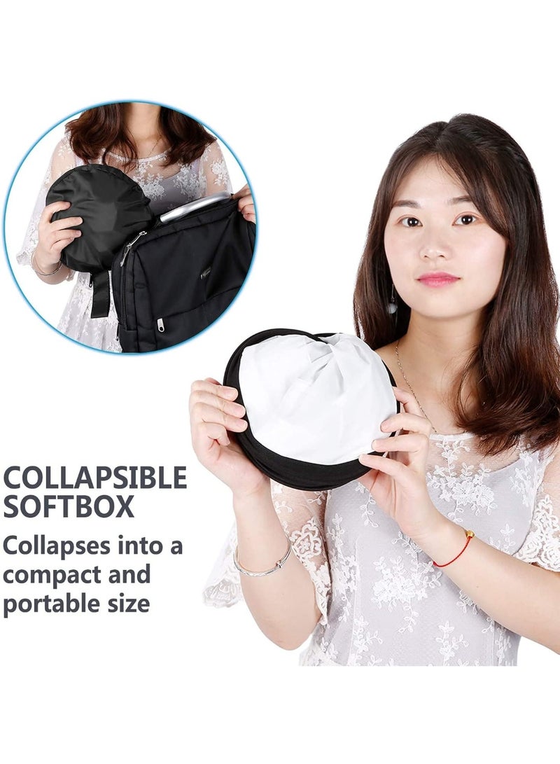 AIWANTO Softbox Light Diffuser for LED Video Light Panels 660/480 – Foldable Photo Studio Diffuser, Outer 41×17cm Inner 25×22cm (Softbox Only, No Light Included) - Image 5