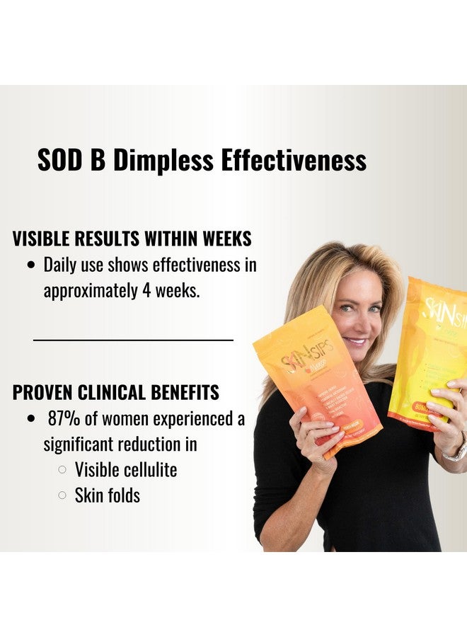 SkinSips Skin Health & Energy Boost Drink Mix- Sugar Free, SOD B (TM), Antioxidants from French Melon Concentrate, On The Go Stick Packs, Lemon, 30 Pack - Image 3