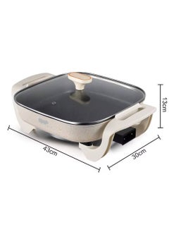 Electric pot An electric pot for cooking and grilling, easy to use and will make your time with you very easy at home, at the club, at parties and at the chalet. It is also made of non-stick and rust-resistant material. 1200 watts, 220/240 volts. A button to control the temperature. The pot is 5 liters. It works with electricity. You can cook all kinds of food in it. It is very strong and very durable. Imported with the highest quality. The pot comes with a 3-year warranty.