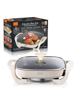 Generic Electric pot An electric pot for cooking and grilling, easy to use and will make your time with you very easy at home, at the club, at parties and at the chalet. It is also made of non-stick and rust-resistant material. 1200 watts, 220/240 volts. A button to control the temperature. The pot is 5 liters. It works with electricity. You can cook all kinds of food in it. It is very strong and very durable. Imported with the highest quality. The pot comes with a 3-year warranty.  - Image 3