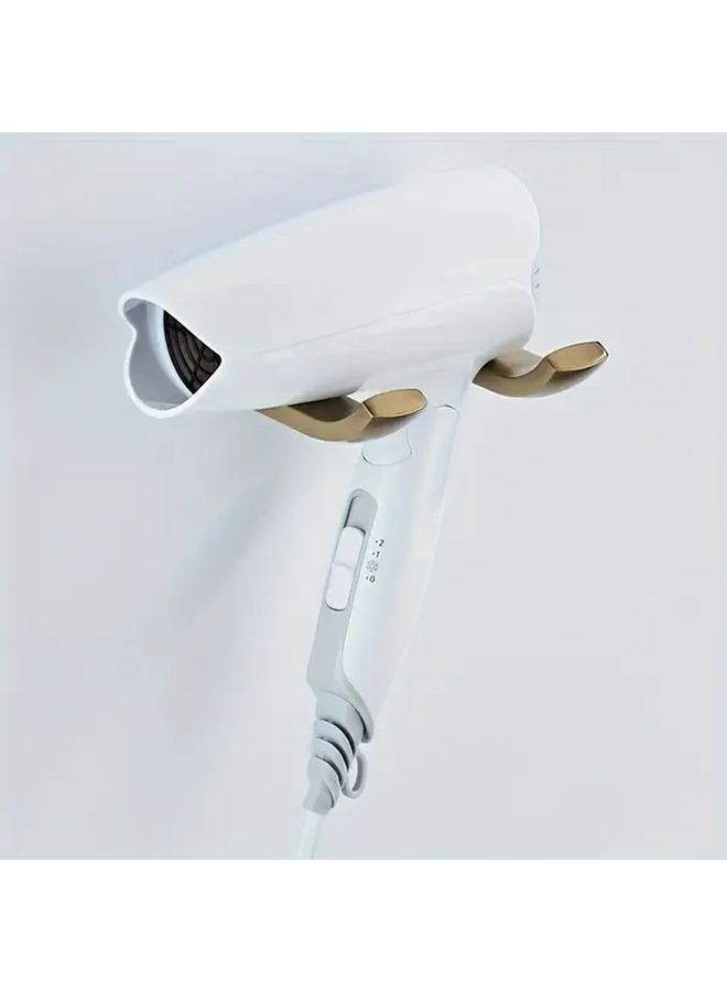 Brass Wall Mounted Hair Dryer Holder Vintage Bronze Metal Design Durable Organization - Image 4