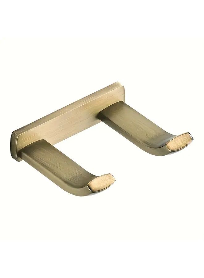 Brass Wall Mounted Hair Dryer Holder Vintage Bronze Metal Design Durable Organization - Image 2