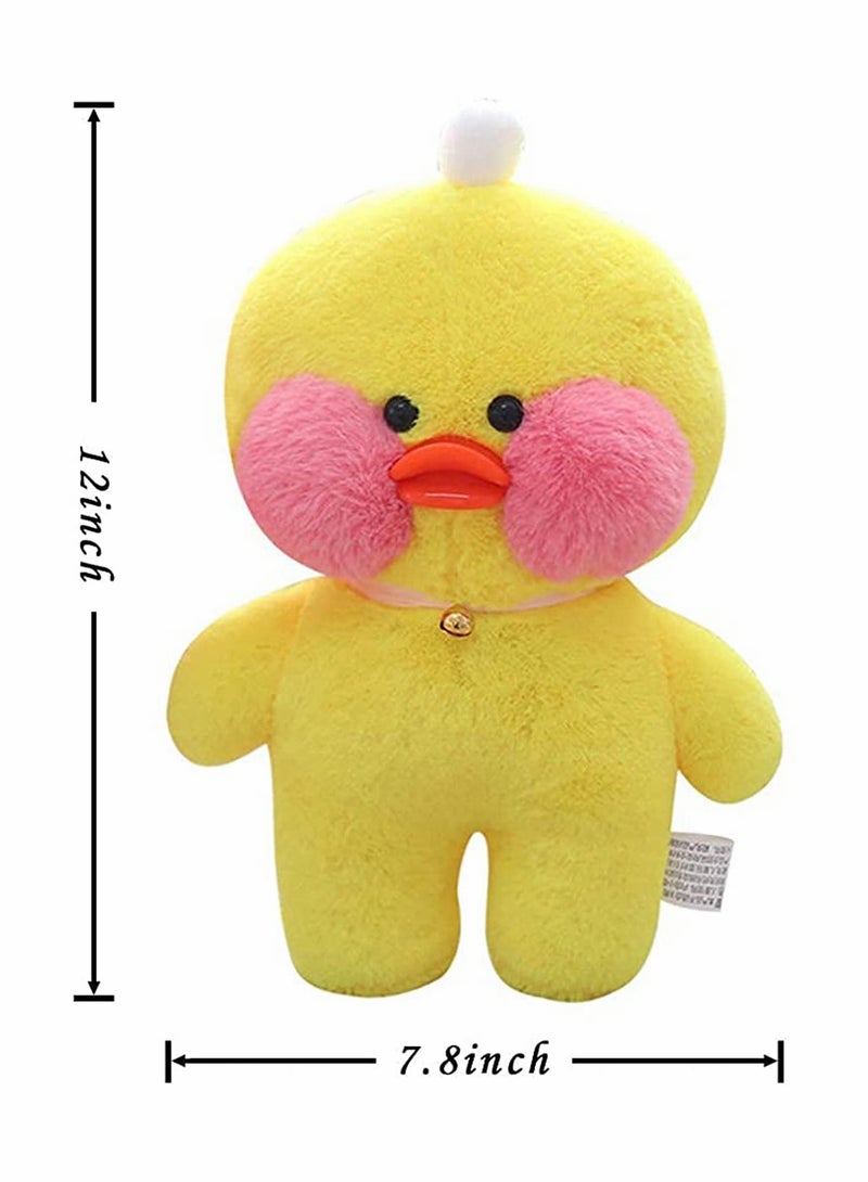 KASTWAVE Duck Stuffed Animal Toy Soft Plush Toy for Kids Girls Hugglable Plush Stuffed Toy with Cute Hat and Costume Best Gifts for Birthday 12in 30cm - Image 5