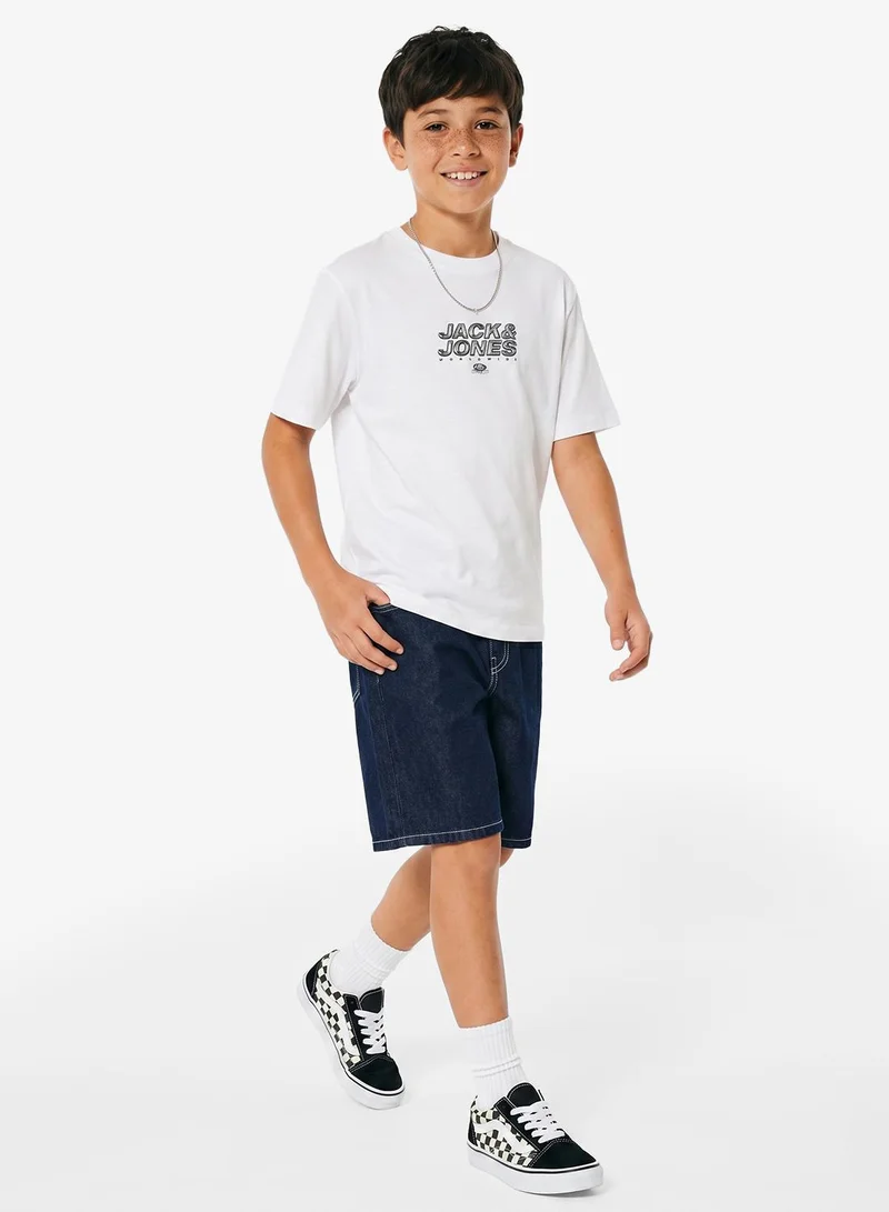 Jack & Jones Junior Youth Graphic Crew Neck T-Shirt