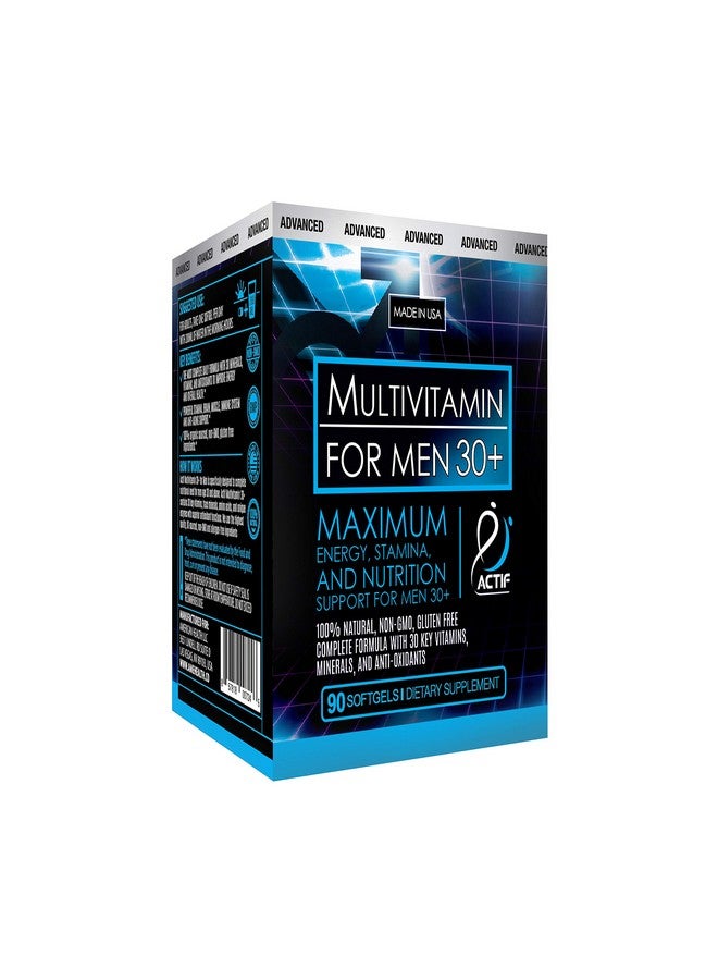 ACTIF Organic Multivitamin for Men Age 30+ with 30 Organic Vitamins and Organic Herbs, Non-GMO, Made in USA, 90 Count - Image 5