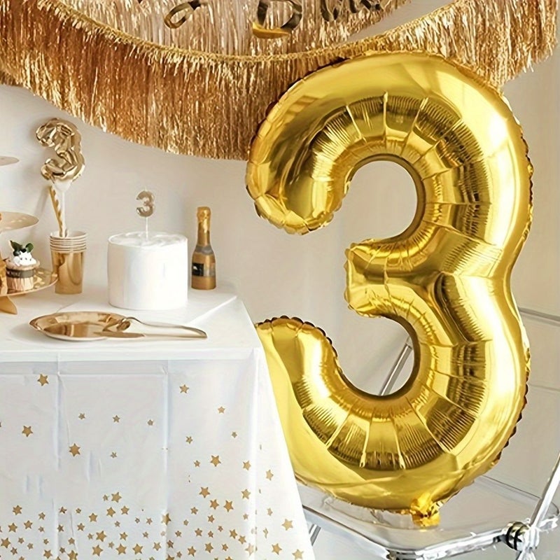 40 Inch Gold Number Foil Helium Balloon Age 14 Up Birthday Party Anniversary Decor - Image 2