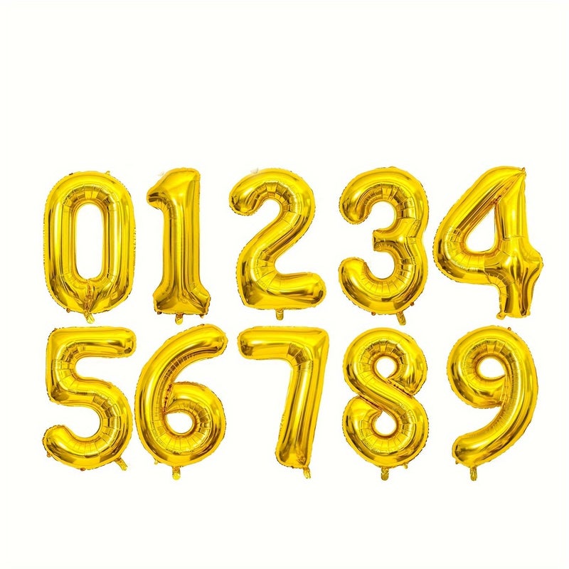 40 Inch Gold Number Foil Helium Balloon Age 14 Up Birthday Party Anniversary Decor - Image 4