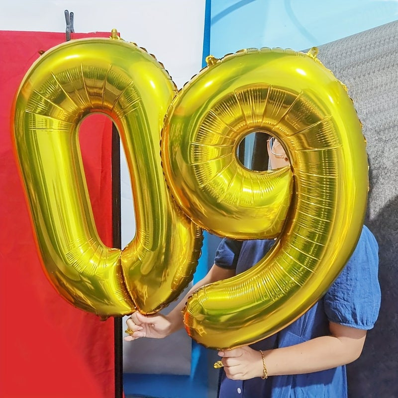 40 Inch Gold Number Foil Helium Balloon Age 14 Up Birthday Party Anniversary Decor - Image 5