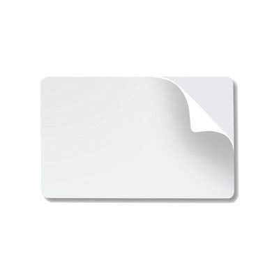 Holmes Magicard M3610-054B CR80.014 Adhesive-Back PVC Cards - Qty. 100 - Image 4