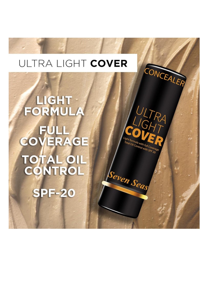 Seven Seas - Seven Seas HD Pro Ultra Light Cover Concealer, Dark Circles and Blemish Eraser  Ultra Blendable Instant Anti Age Eraser Eye  Skin - Image 1