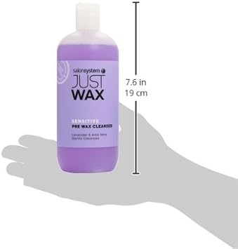 Salon System 500ml Just Wax Pre Wax Sensitive Skin Cleansing Hygiene Gel - Image 3