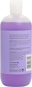 Salon System 500ml Just Wax Pre Wax Sensitive Skin Cleansing Hygiene Gel - Image 2