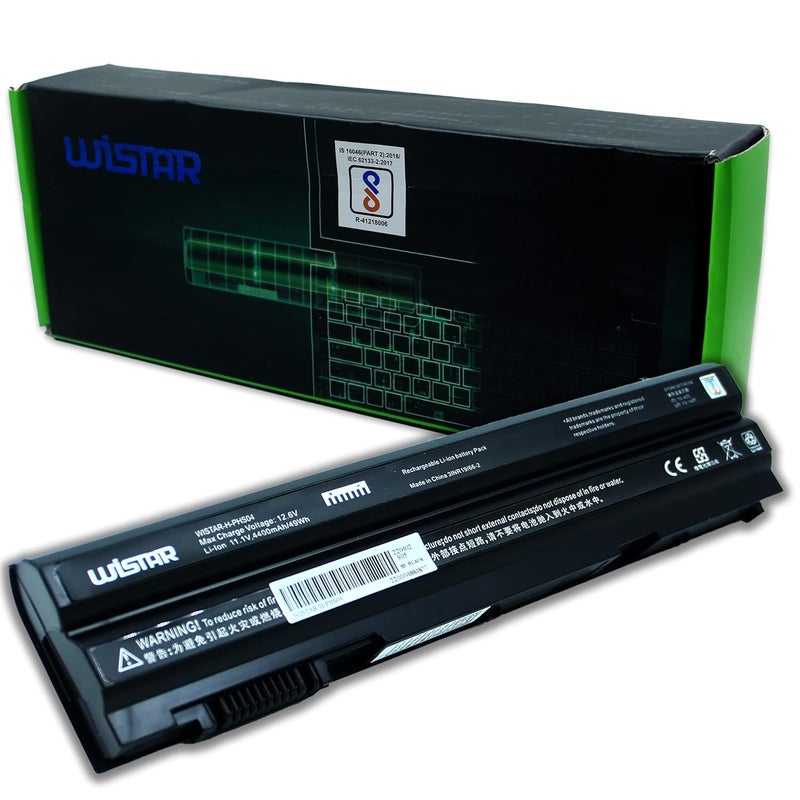 Wistar T54FJ Laptop Battery for Dell Latitude E6420 E6430 E6440 E6540 E5420 E5430 E5520 E5530 E6530; Inspiron 14R 5420 15R 5520 7520 17R 5720 7720 P/N: 8858X M5Y0X T54F3 X57F1 - Image 1