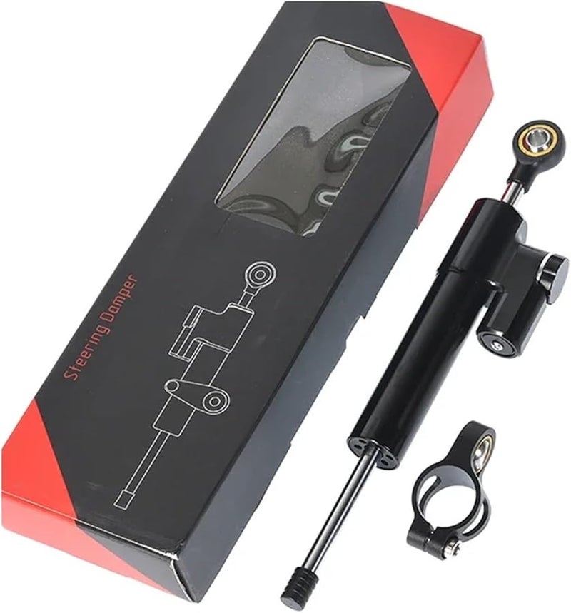 Universal Steering Stabilizer Damper Bracket Mount Motorcycle 256mm Black Red For Yamaha MT09 FZ09 2013 2020 Honda PCX160 Suzuki - Image 4