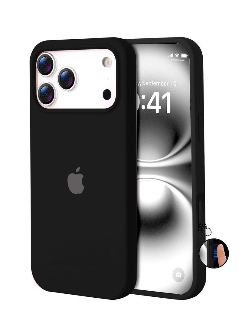 ULELAY Apple iPhone 17 Pro Protective Case, Silicone Material, Shock-Resistant with Camera Lens Protection and Control Button Coverage, Anti-Shock Mobile Phone Protective Cover, Compatible with MagSafe Accessories - Image 1