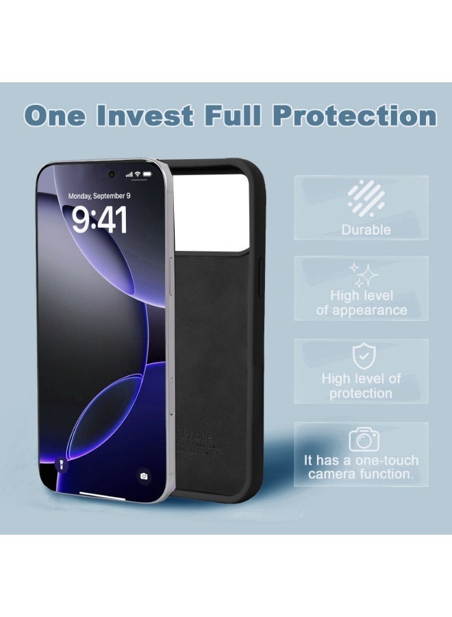 ULELAY Apple iPhone 17 Pro Protective Case, Silicone Material, Shock-Resistant with Camera Lens Protection and Control Button Coverage, Anti-Shock Mobile Phone Protective Cover, Compatible with MagSafe Accessories - Image 4