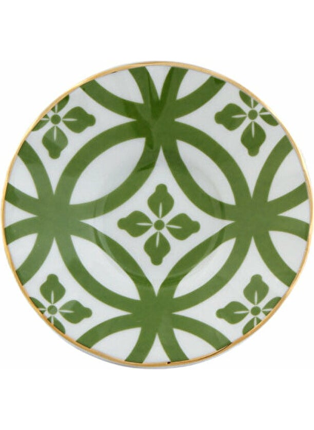 Porland Morocco Ergonomic Tea Plate DS1 Green 12 Cm  - Image 2