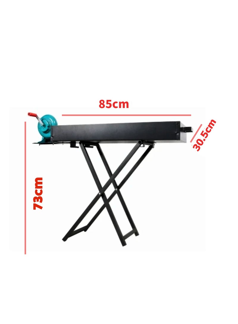 PAMCHAL شواية باربكيو خارجية مع مروحة نفخ 85 سم × 25.5 سم - Image 2