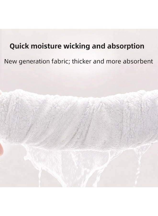 بيفت منشفة استحمام للأطفال من الألياف الدقيقة من BYFT، لون أبيض، مقاس 80 × 80 سم، مناسبة للأطفال من عمر 0 ​​إلى سنتين، طقم من قطعة واحدة. - Image 4