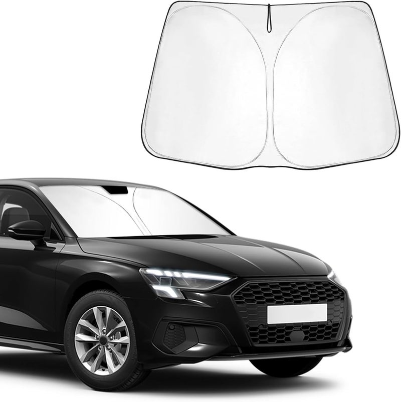 BSTW Car Sun Shade for Audi A3 8Y (2021-2025) - Foldable Windscreen Cover with Heat Insulation & UV Protection - Image 1