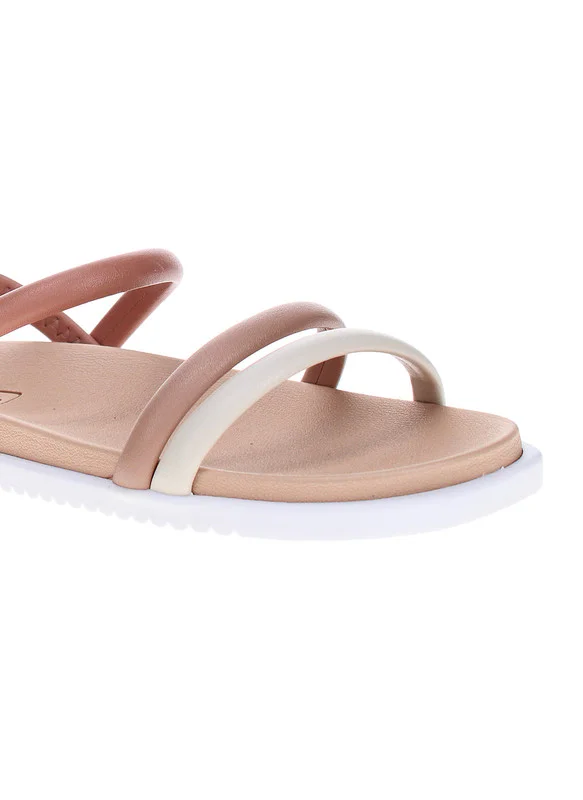 MOLECA Moleca Ladies Flat Sandals Nude | Made In Brazil