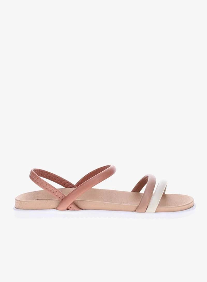 MOLECA Moleca Ladies Flat Sandals Nude | Made In Brazil