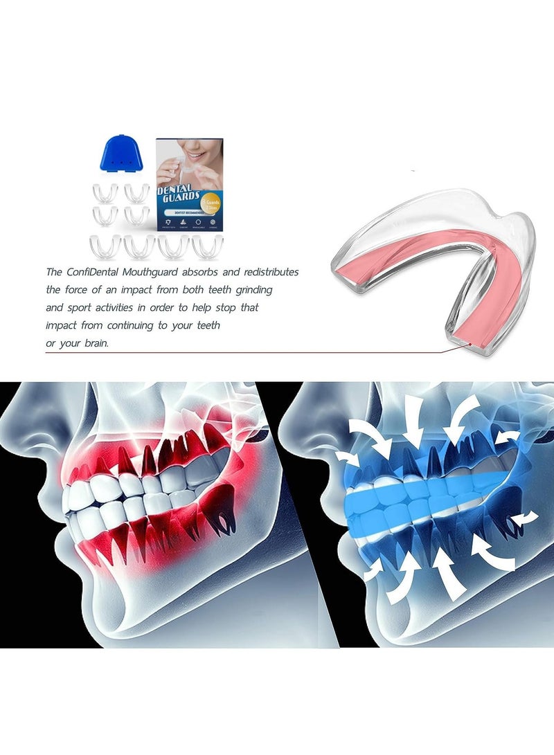 Mouth Guard for Grinding Teeth, Moldable Night Mouth Guard for clenching Teeth Bruxism & TMJ, Reusable Mouth Guard for Sleeping at Night, 2 Sizes with Hygiene Case - Image 5