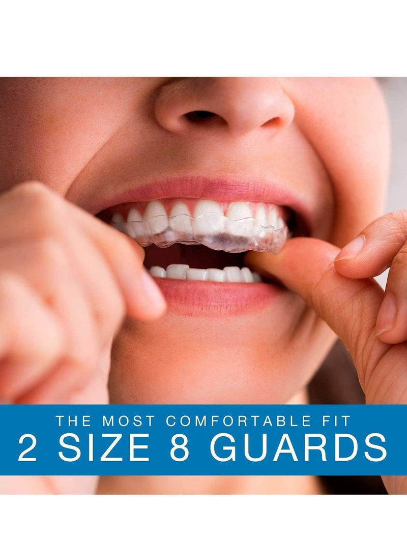 Mouth Guard for Grinding Teeth, Moldable Night Mouth Guard for clenching Teeth Bruxism & TMJ, Reusable Mouth Guard for Sleeping at Night, 2 Sizes with Hygiene Case - Image 3