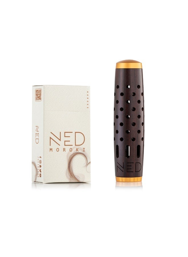 Ned Premium Natural Indonesian Marouki Oud Bakhoor Incense Sticks – Marouki Pack by NED with Al-Nai Innovative Incense Burner – 25 Thick Sticks, Each With Burn Time Over 45 Minutes - Image 2