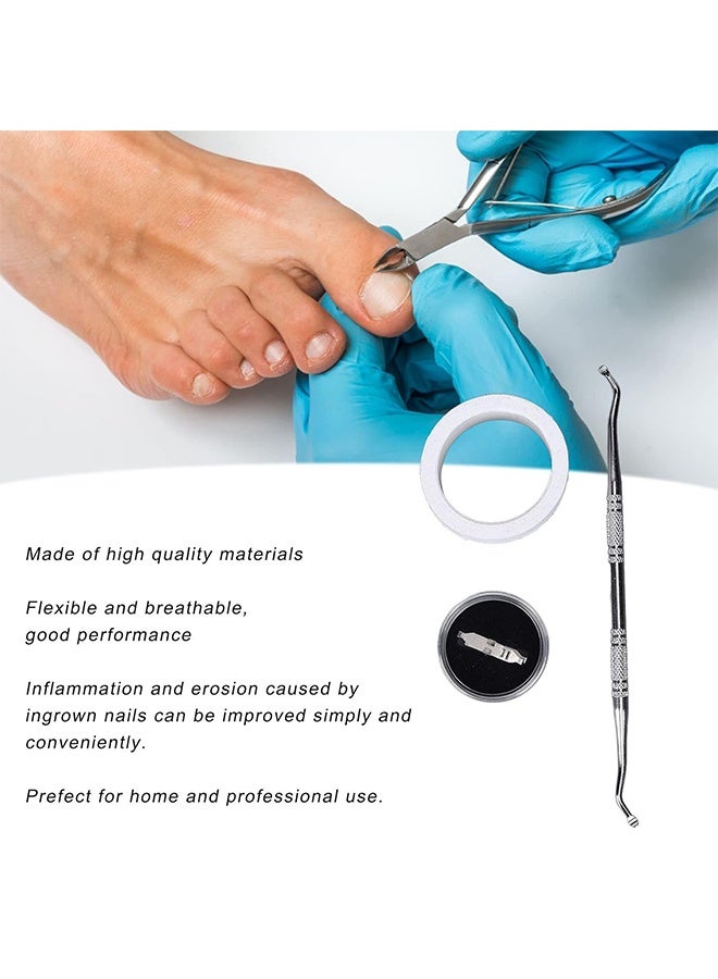 Ingrown Toenail Tool Ingrown Toenail Correction Treatment Kit Ingrown Toenail Corrector Manicure Tool for Home Ingrown Toenail Lifter - Image 2