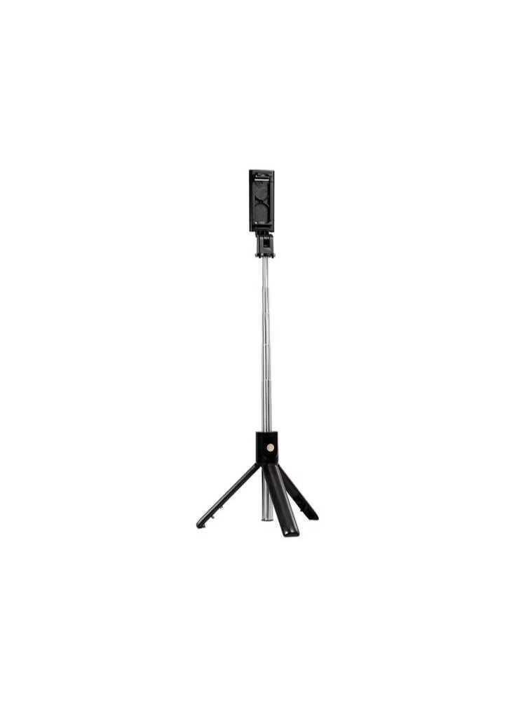 Cacktlet - K07 Integrated Tripod BT 4.0 Wireless Selfie Stick for Smart Phone Black - Image 1