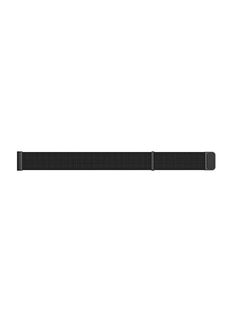 Magnetic Strap for iWatch - Metal Loop Magnetic Band for Apple Watch 42mm, 44mm and 45mm Black - Image 3