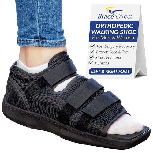 Brace Direct Post Op Shoe Medical Foot Brace Stress Fracture Broken Toe Bunion Support L3260 Orthopedic Walking Immobilizer for Left or Right Foot Women M US Shoe Size 7585245 cm - Image 2