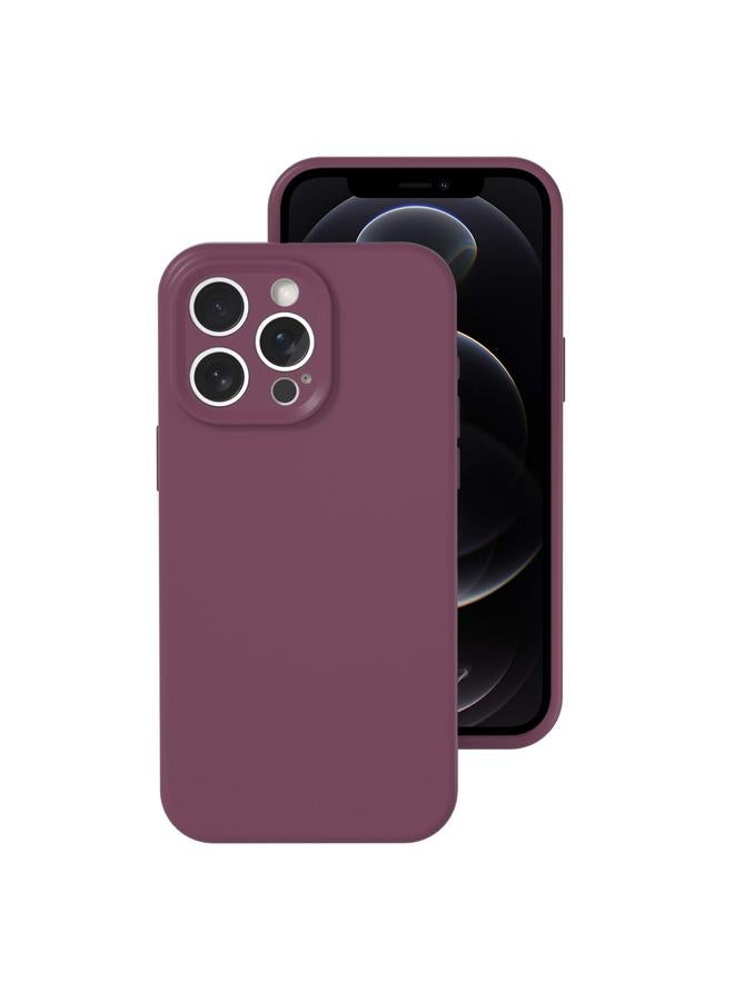 اس-توب جراب لهاتف iPhone 12 Pro بفتحة دقيقة من السيليكون السائل بلون هلامي وتغطية كاملة - Image 1