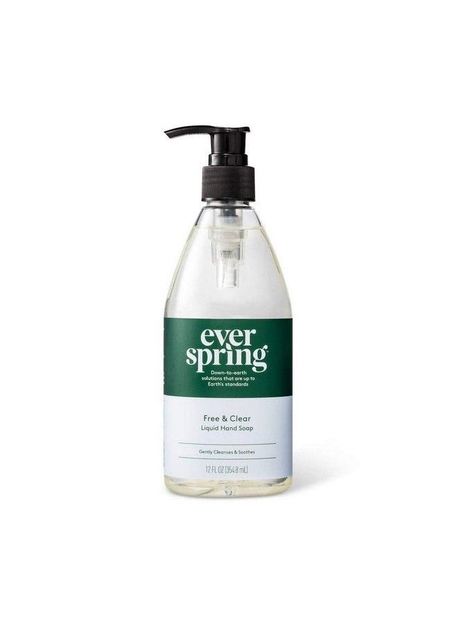 Everspring - Free & Clear Liquid Hand Soap 12 Fl Oz Everspring - Image 1