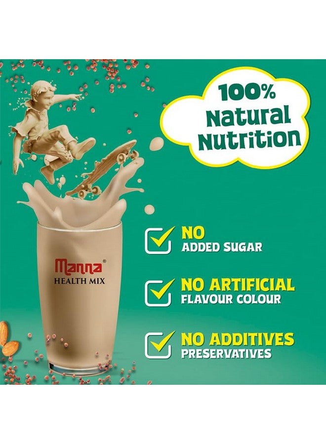 Manna Health Mix, All Natural Kids Nutrition Drink, with 14 ingredients, Zero Sugar. 100% Natural Nutrition 500g (250g, Pack of 2) - Image 4