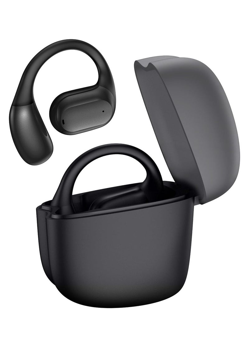Digipace Open Ear Headphones Bluetooth 5.3 Earphones Air Conduction True Wireless Earphones, 14.2mm Big Drivers, Ultra-Light Sport Earbuds with Earhooks,Compatible with iPhone And Android  - Image 2